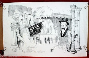 RARE Sam Smith KTBC 1982 "Great Moments Channel 7" Limited Ed. Print AUSTIN TX