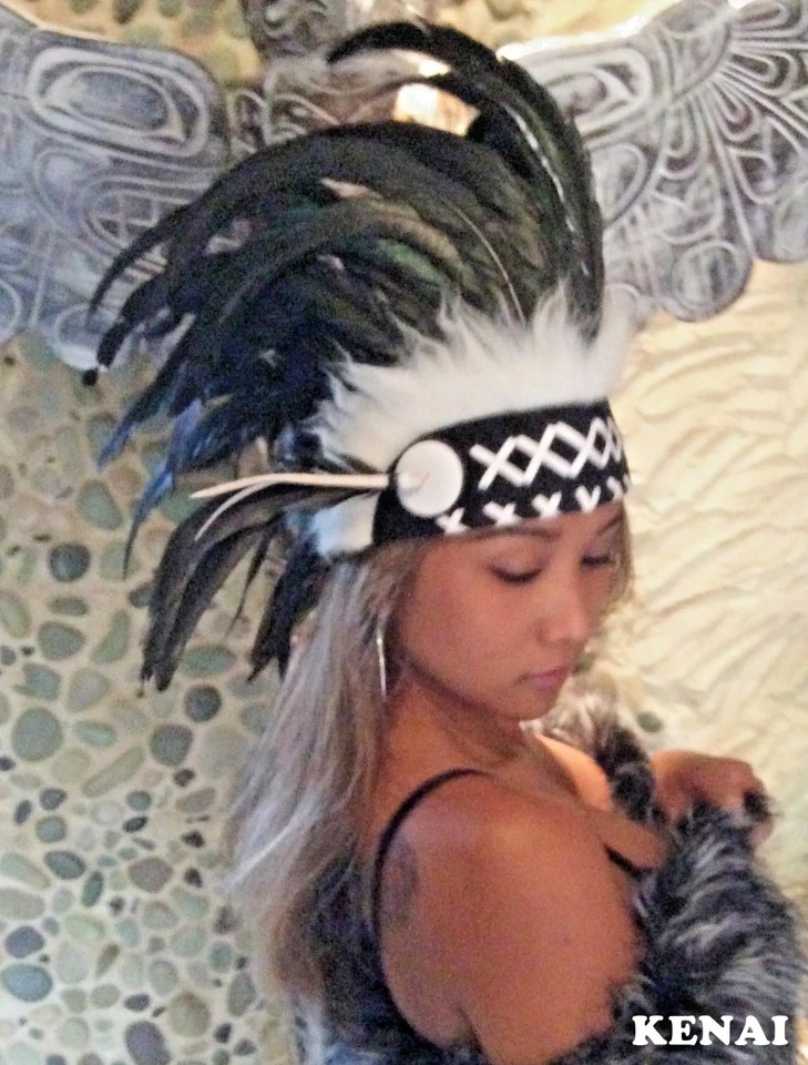 Federhaube, War Bonnet, Indian headdress, Coiffe indienne kenai, little big horn - Bild 1 von 4