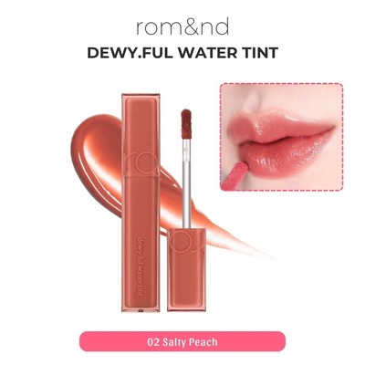 ROM&ND Dewyful Water Tint - Teint à Lèvres Brillant Effet Rosé Nude, 5g, Beauté Coréenne K-Beauty