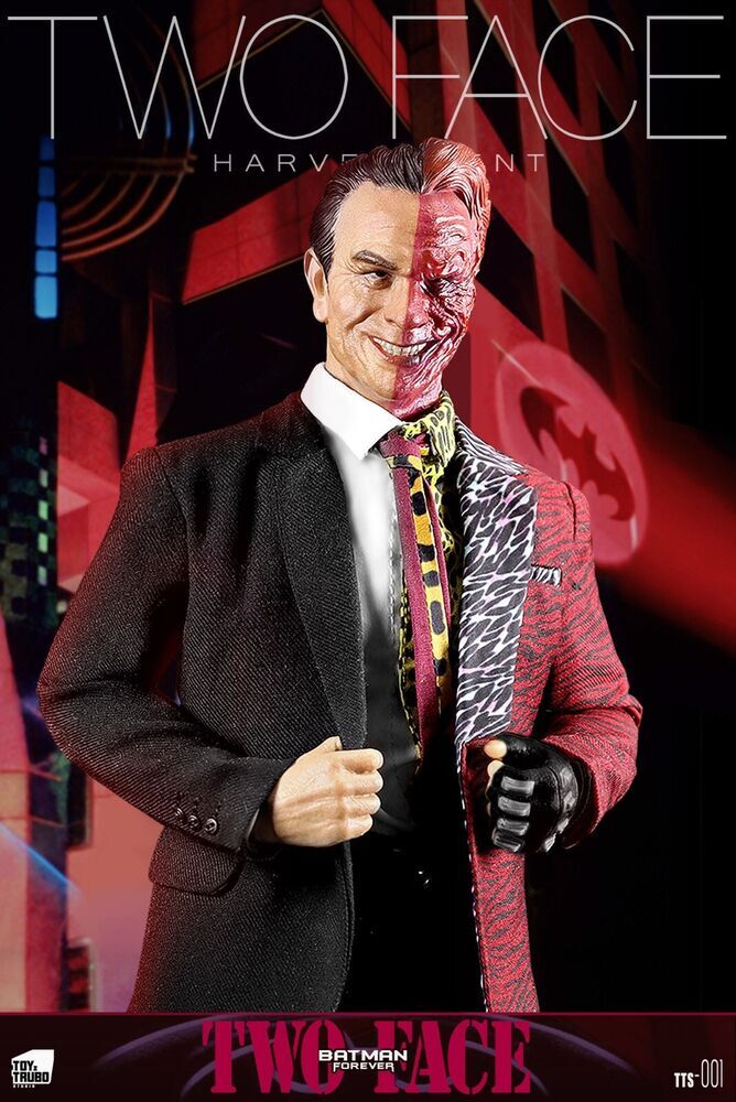 New ToyzTruboStudio TTS-001 Batman Forever Two Face 1/6 Male