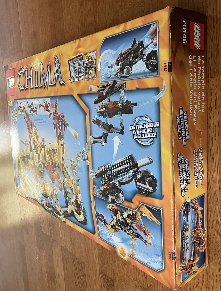 LEGO LEGENDS OF CHIMA: Flying Phoenix Fire Temple (70146) - New in
