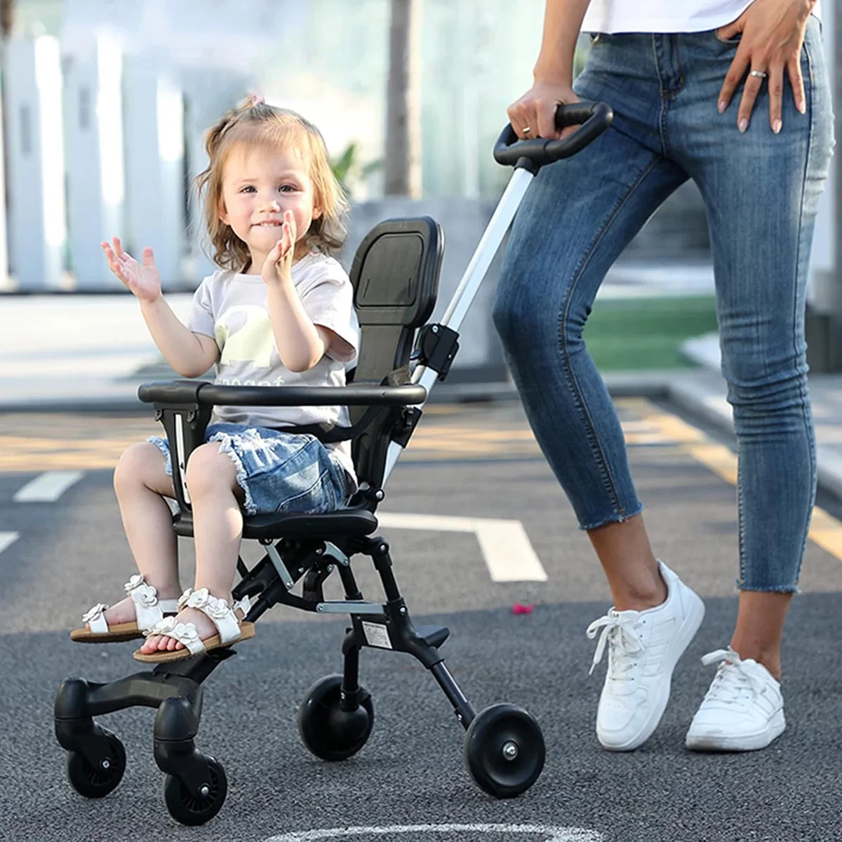 HappyGira Lightweight Bidirectional Baby Stroller, Black
Opens in a new window or tab