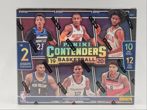 CONTENDERS NBA BASKETBALL 2019-20 SEALED HOBBY BOX RC AUTO Q0850