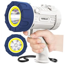  Rechargeable Spotlight Floodlight Combo High High Lumen LED, IP67 White