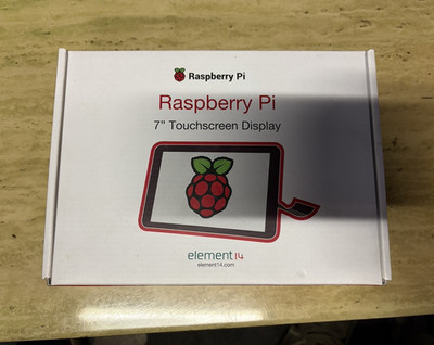 Raspberry Pi 7in Touchscreen LCD Display 800x480 DSI 400cd/m² Black