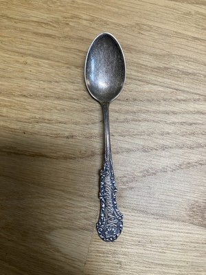 Antique Sterling Silver 925 Woodstock Vermont Pat. Souvenir Spoon 1891