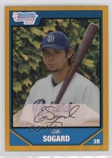 2007 Bowman Draft Chrome Picks Gold Refractor 21/50 Eric Sogard #BDPP18 0v0