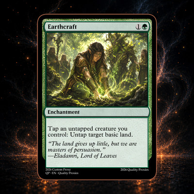 Earthcraft - Custom MTG card