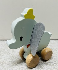 Disney Dumbo the Elephant Push Along Toys Kids Wooden Toy