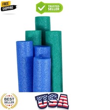6-Pack Blue and Teal Pool Noodles Jumbo, Made in Canada