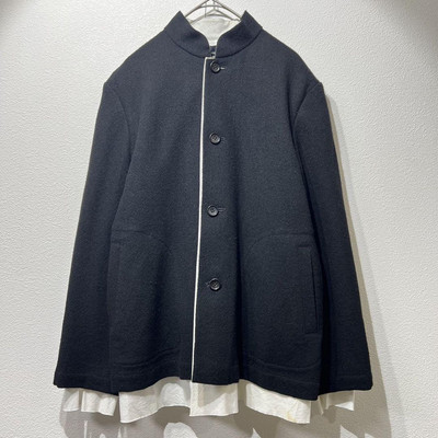 Comme des Garçons 1998 Wool Jacket Vtg 1998 COMME des GARCONS Homme Plus Mens Blk Wool Oversize