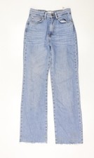 Stradivarius Womens Blue Straight Leg Denim Jeans Size 4