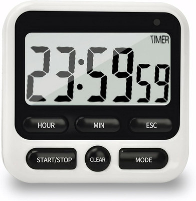 Digital Kitchen Timer 24 Hour with Clock, Countdown Count up Timer