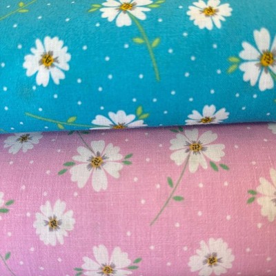 Hübsche Blumen von THE CRAFT COTTON CO - 2 Farben wählbar, 44''/112cm Meterware