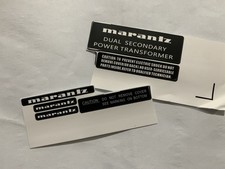 A set of 6 Labels for Vintage Marantz receive...