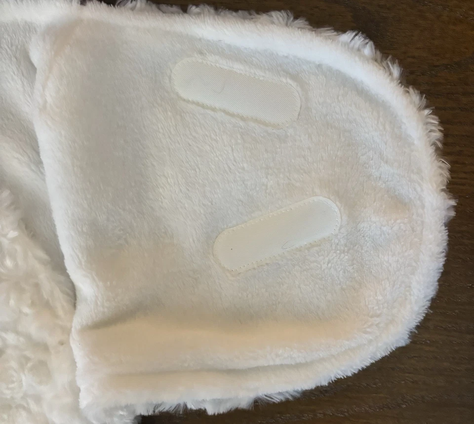 Одеяла из искусственного меха белое пеленальное одеяло Blankets & Beyond - Изображение 3 из 4
