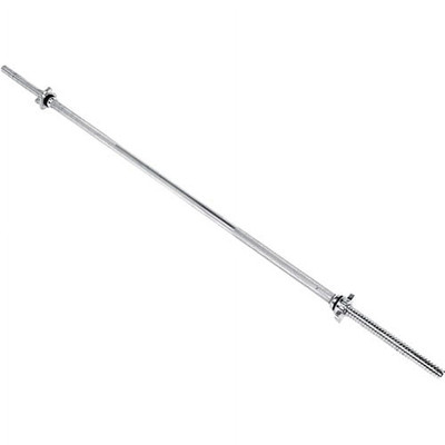 Barbell - Straight Standard Weight Bar with Threaded Ends, 5 Ft - Free Ship