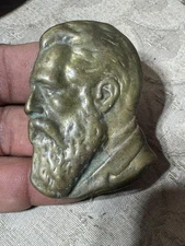 Vintage Benjamin Harrision Bronze Plaque