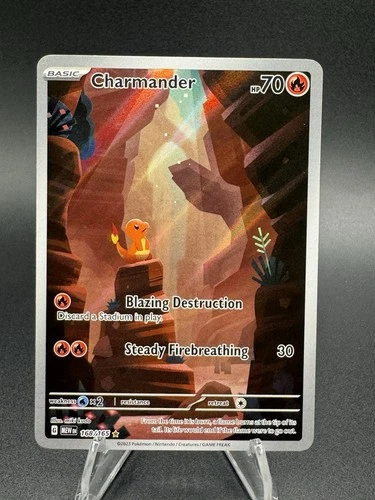 Pokémon TCG Charmander 168/165 Scarlet Violet 151 Illustration Rare Near Mint