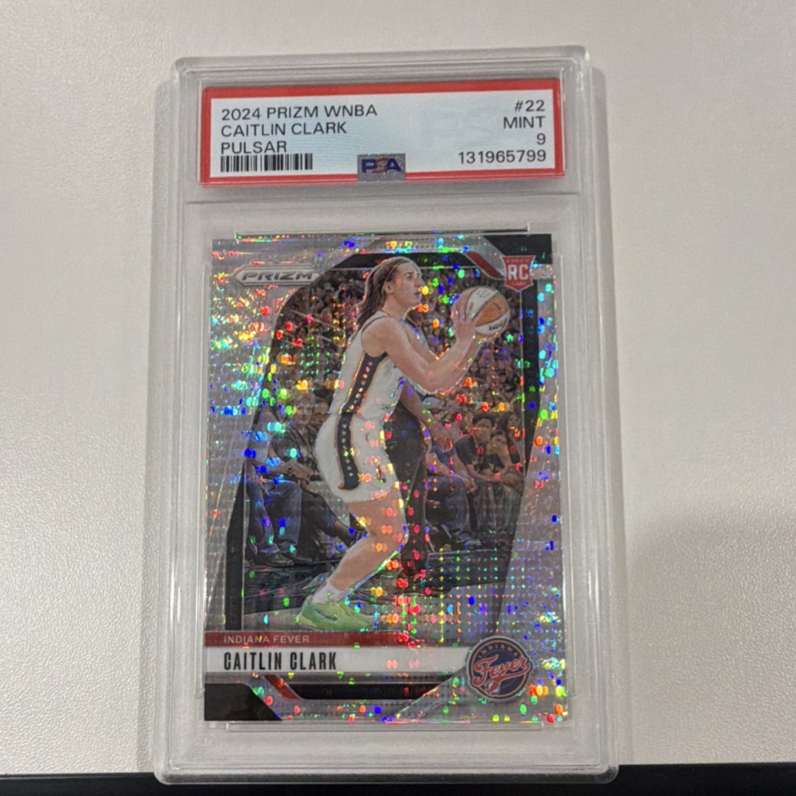 Panini Prizm WNBA 2024 Caitlin Clark #22 Pulsar Prizm Rookie PSA 9 /499