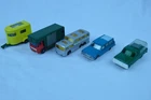 Lesney Matchbox Vintage Lot (Coach, Kennel, Trailer, Lark Wagonaire, Box, Horse)