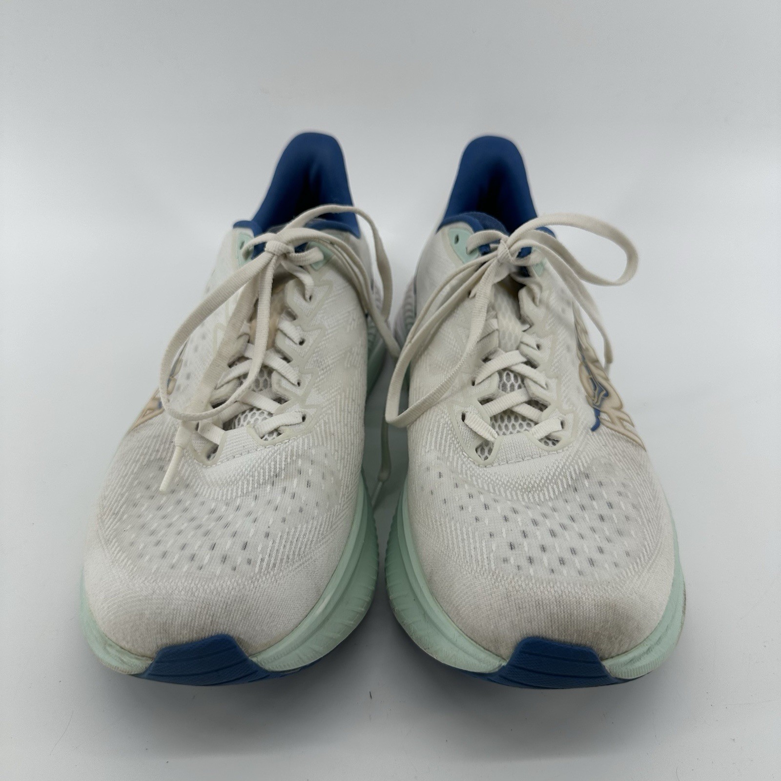 SAOLA Scarpe Hoka One One Mach 6 uomo 11 D bianco corsa gelo oro rosa 1147790 FTG