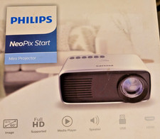 Philips NeoPix Start 240 x 320 p LCD Mini Proiettore Proiettore-Argento (NPX280) QVGA