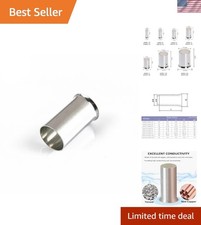50 Pcs Wire Ferrules Kit Tinned Copper Crimp Connector Non Insulated Electric...