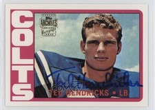 2001 Topps Archives Reprint Auto Ted Hendricks #AA-TH Auto HOF 1gh7