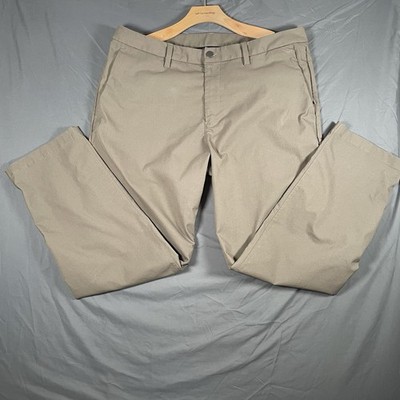 Lululemon ABC Pants Men s Size 38 Beige Trouser Golf Preppy Style Code LM5B08S01