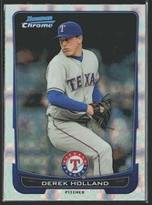 2012 Bowman Chrome #60 Derek Holland X-Fractors