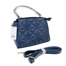 Karla Hanson Dual Zipper Navy Blue Cross Stit...