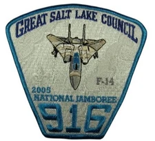 2005 Jamboree Great Salt Lake Council UT F-14 916 JSP BLU Bdr (VT1076)