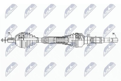 Genuine NTY Drive Shaft NPW-VV-058 for Volvo