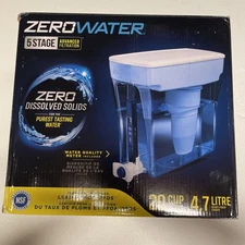 Zero Water 5-Stage Advanced Filtration 20-Cup Model ZD-20RPN, 4.7L Brand New