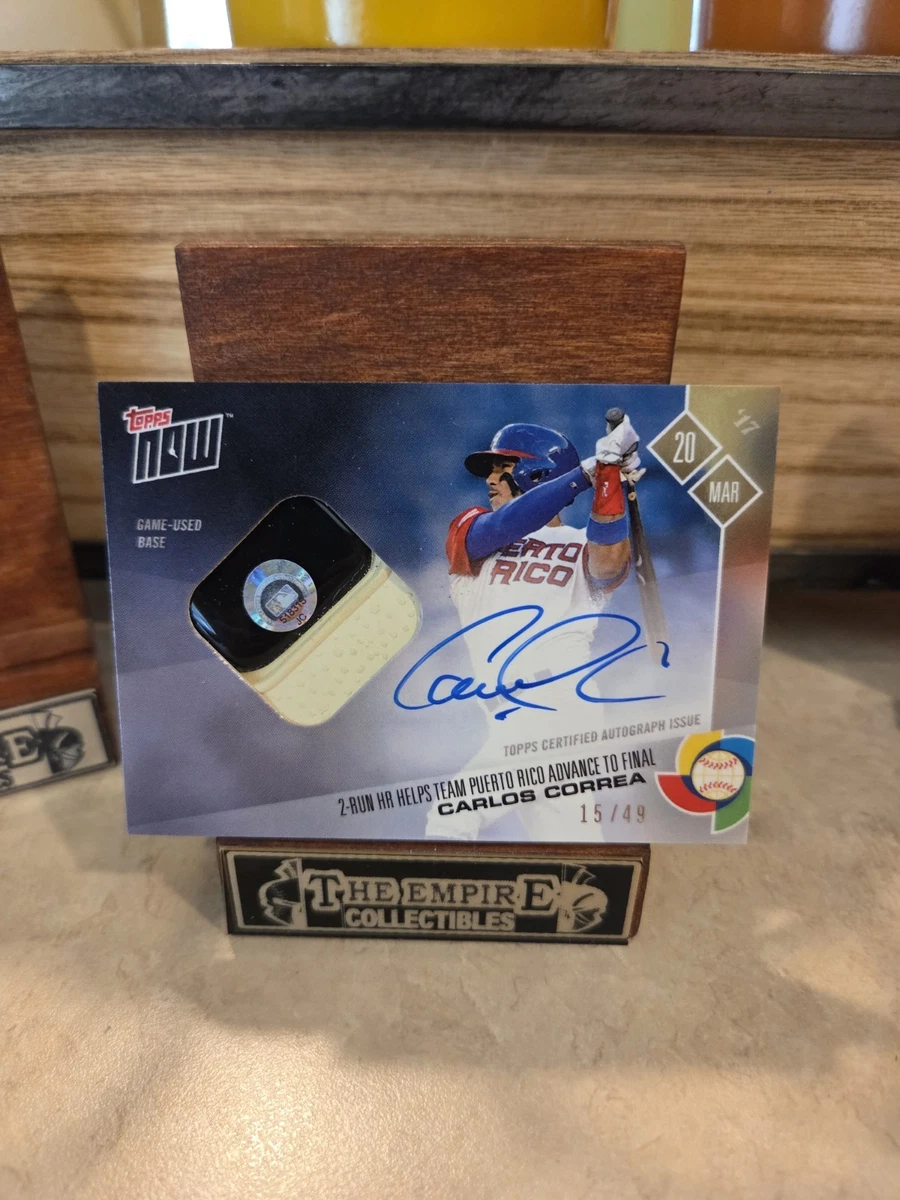 Carlos Correa Baseball Sports Trading Cards & Accessories