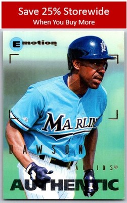 Andre Dawson 1995 SkyBox E-Motion #129 Florida Marlins