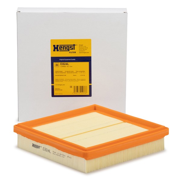 Hengst E824L Luftfilter FüR Porsche 911 (964) 3.6 Carrera / 4 / RS 250 / 260 PS-image