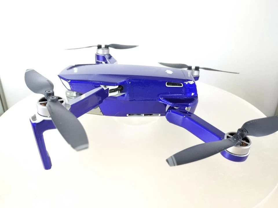 Dji Mini 2 Wrapgrade Stratosphere Blue Skin 3 Batteries Included Drone Decal - Image 4 of 4
