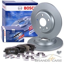 BOSCH BREMSSCHEIBEN Ø300 +BREMSBELÄGE HINTEN FÜR AUDI A4 B8 8K A5 8T 8F Q5 8R