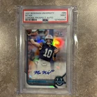 2021 BOWMAN UNIVERSITY BO NIX CHROME ROOKIE CARD RC BRONCOS QB 1ST AUTO PSA 9