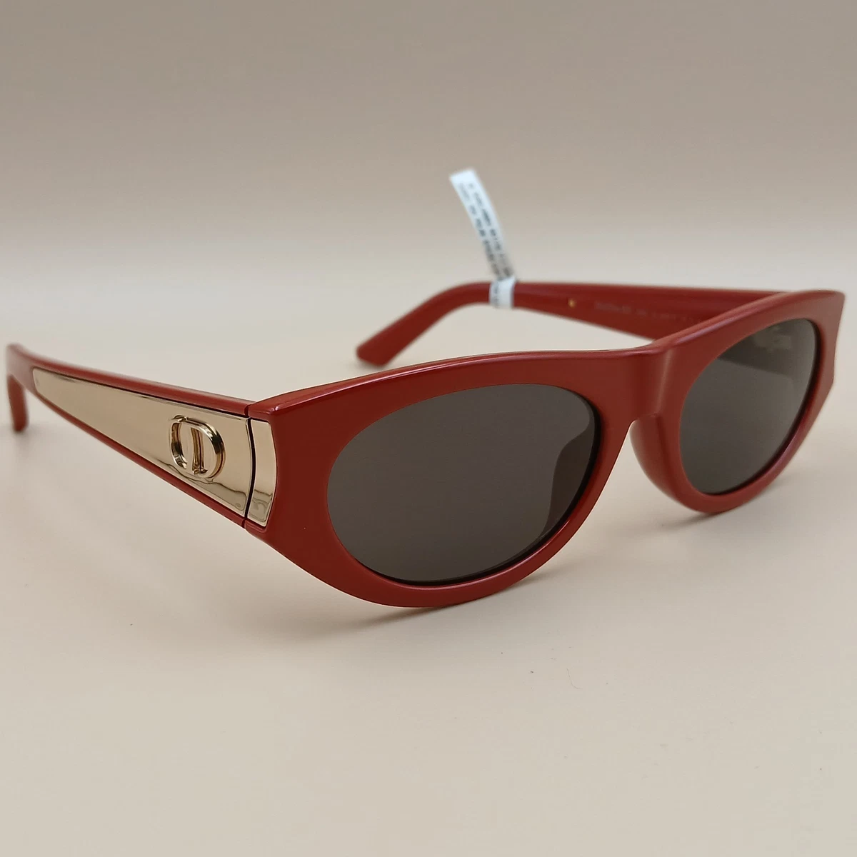 Dior Red Oval Sunglasses for Women for sale | eBay