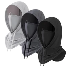3 Pack Summer Balaclava Sun UV Protection Hood Breathable Full Head Mask Face...