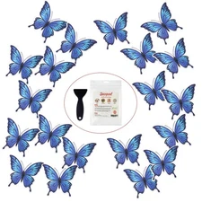 20 PCS Non Slip Bathtub Stickers, Adhesive Butterfly Anti Slip Decal Treads f...