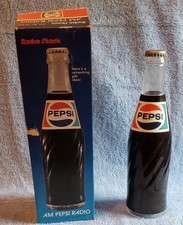 Vintage Pepsi Cola Figural Bottle Novelty Transistor AM Radio - NEW