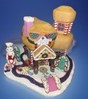 VTG Danbury Mint Pillsbury Doughboy Popover Palace 1999 Christmas Holiday Vilage — photo 3