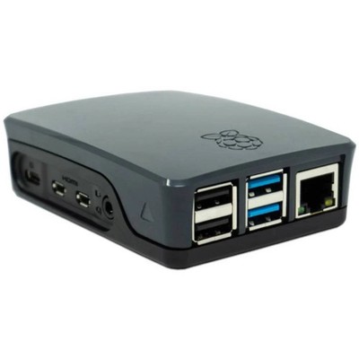 Raspberry Pi  SBC-Gehäuse Geeignet für: Raspberry Pi  4 B Schwarz