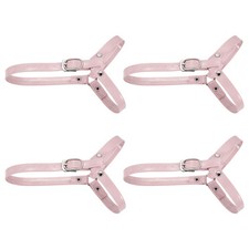 2Pairs Detachable Shoe Straps for Heels, Adjustable Ankle Strap Light Lotus Pink