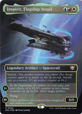#ad Inspirit Flagship Vessel Borderless M Commander: Edge of Eternities 2 NM $1.99