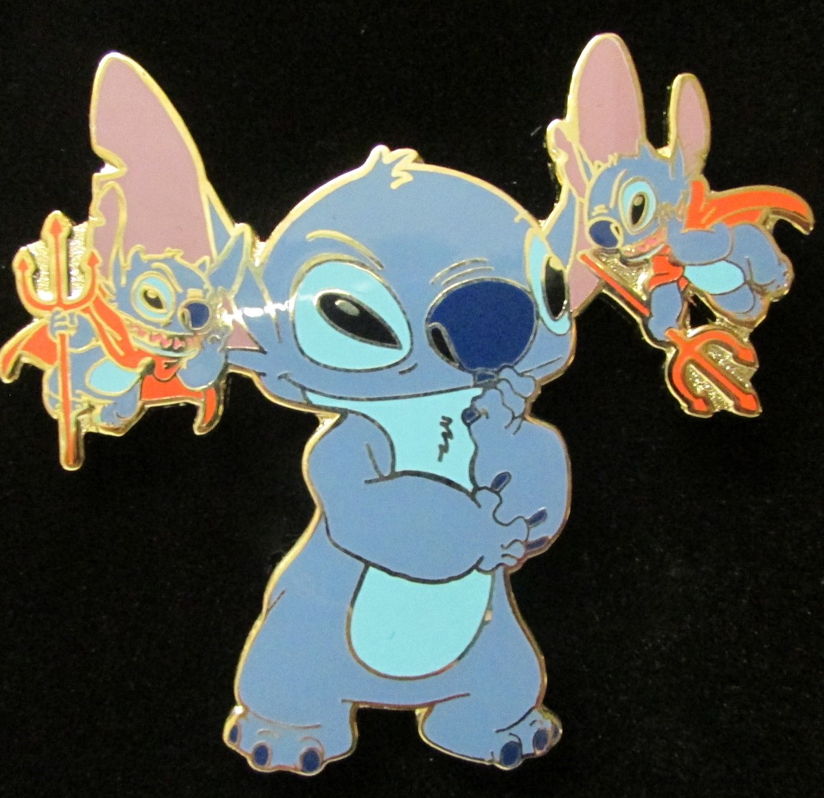 Disney Auctions Stitch with Devils LE Pin | eBay